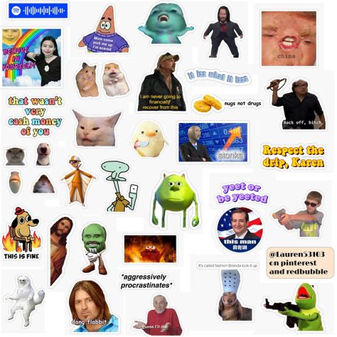 meme decals|meme sticker website.